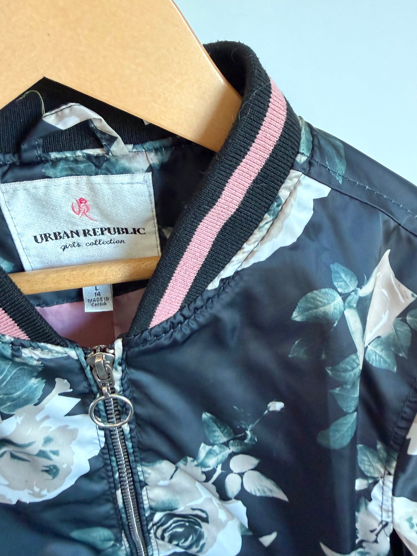 Floral Bomber Jacket / 14 years