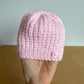 Handmade Pink Flower Jewel Hat / 0-3m?