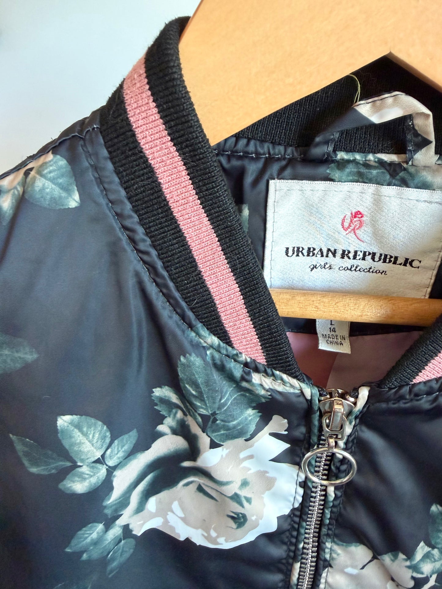 Floral Bomber Jacket / 14 years