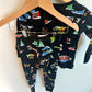 Black Snow Winter Pj Set / 18-24m