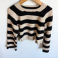 Striped Cropped Sweater / 7-8 years