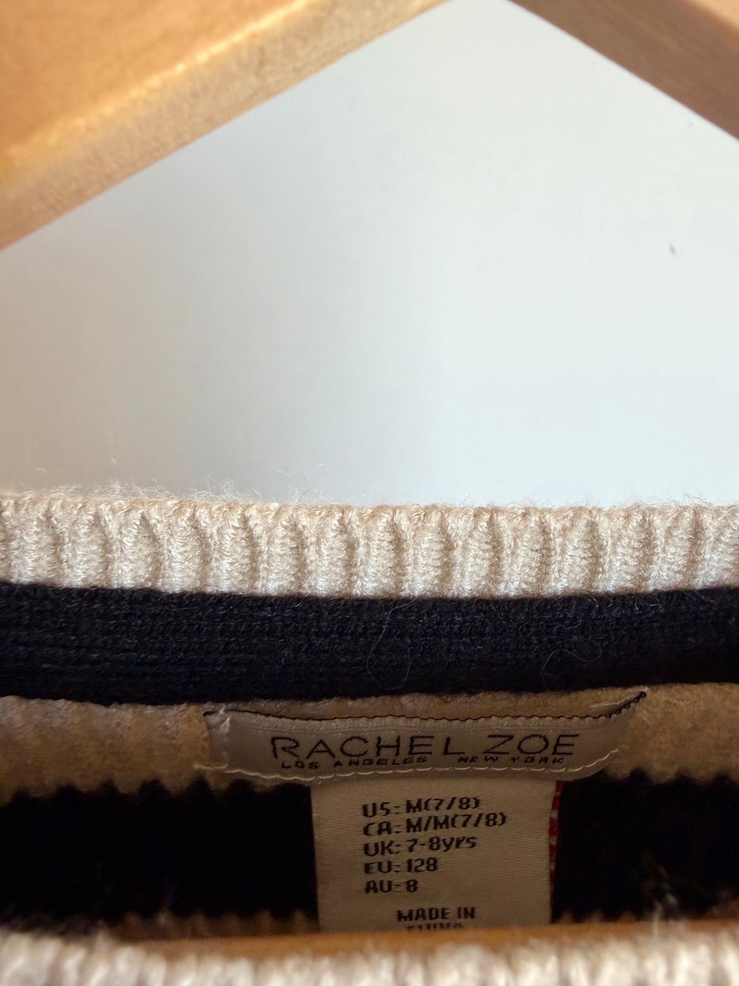Striped Cropped Sweater / 7-8 years