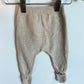Zara Grey Knit Footed Pants / 3-6m