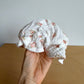 Cotton Pink Hat with Flowers / 0-3m