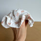 Cotton Pink Hat with Flowers / 0-3m