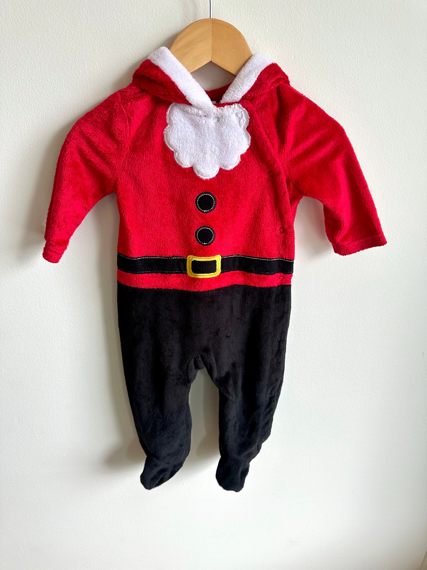 Santa Fleece Jumpsuit / 6-9m