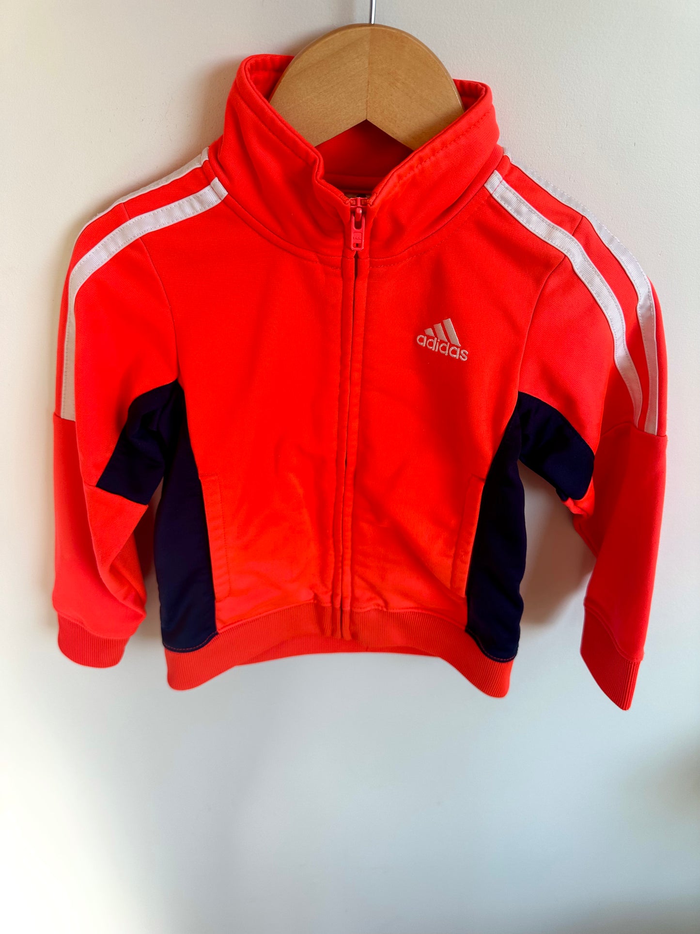 Adidas Orange Track Sweater / 2T