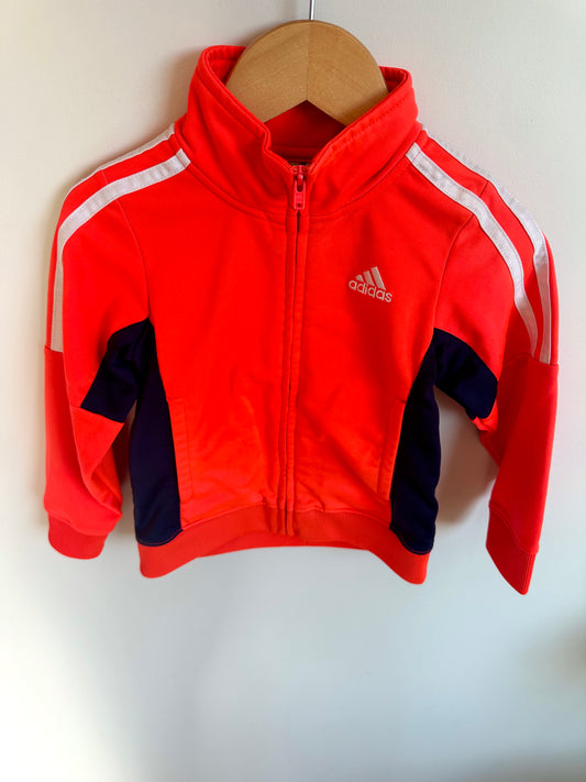 Adidas Orange Track Sweater / 2T