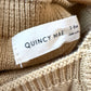 Quincy Mae Caramel Knit Overalls / 3-6m