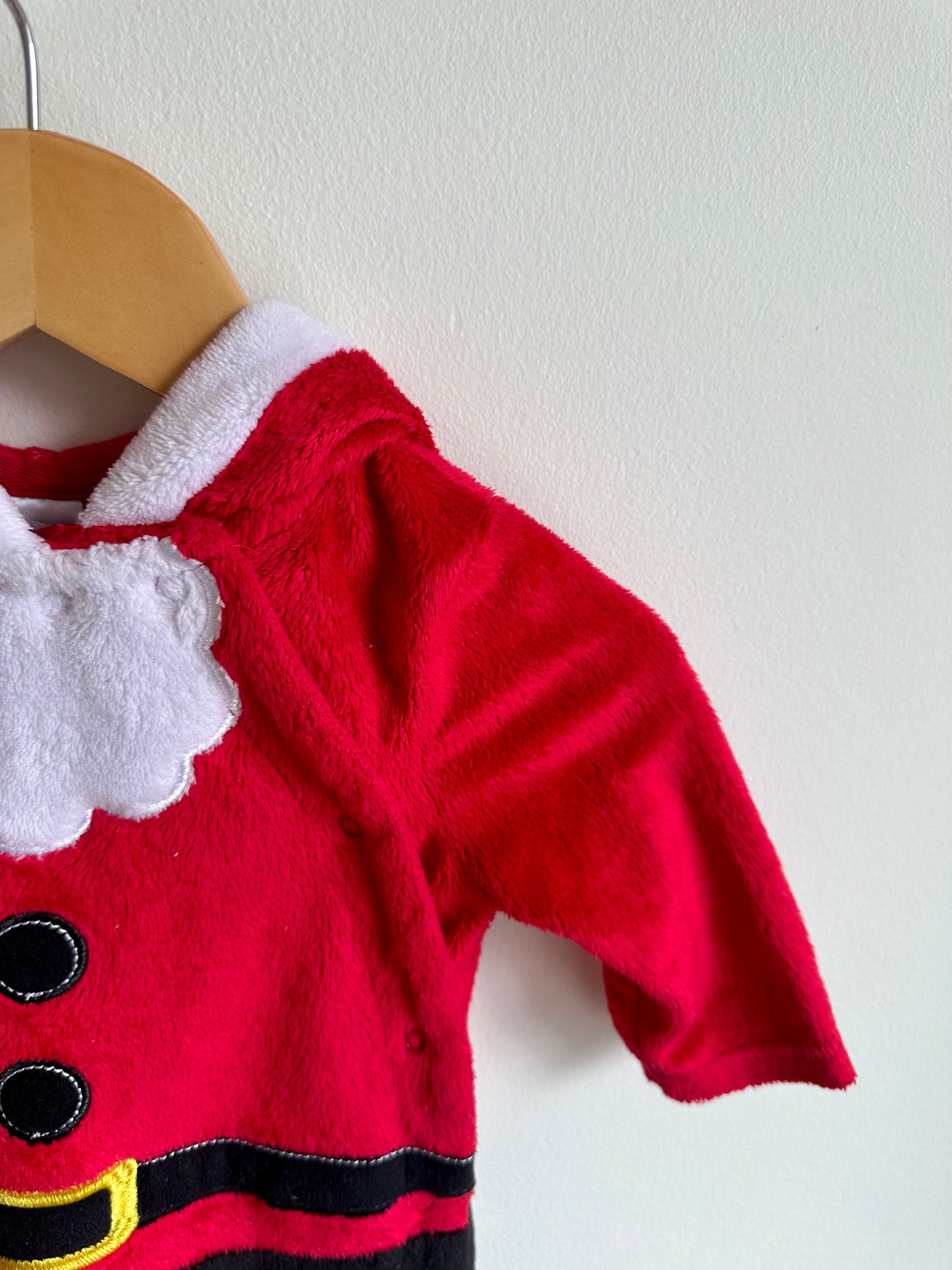 Santa Fleece Jumpsuit / 6-9m