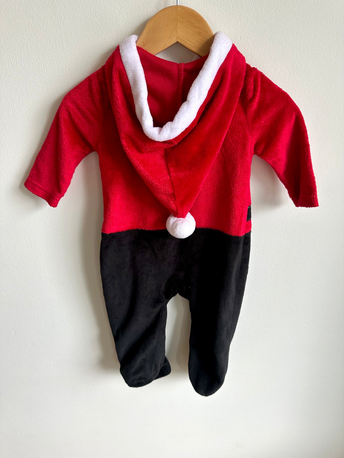 Santa Fleece Jumpsuit / 6-9m