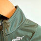 Puma Green Color Block Track Sweater / 2T