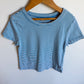 Blue Striped Fitted T-Shirt / 10-11 years (Lg)