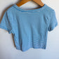 Blue Striped Fitted T-Shirt / 10-11 years (Lg)
