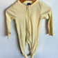 Yellow Ribbed Sleeper / 6-9m