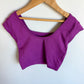 Fuschia Cropped Athletic Top / 10-12 years
