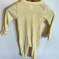 Yellow Ribbed Sleeper / 6-9m