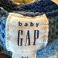 Bear Hood Blue Stripes Sweater / 6-12m