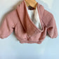 Pink Knit Faux Fur Lined Hoodie / 6-9m