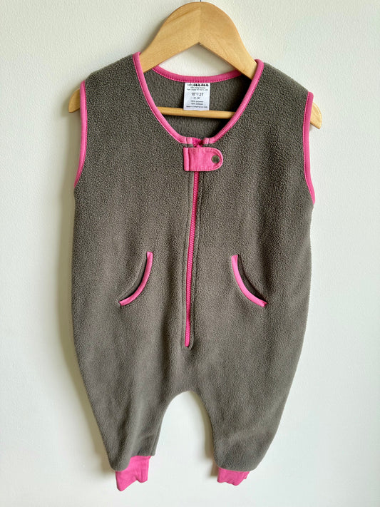 Sleeper Grey Fleece / 18-24m