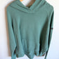 Roxy Turquoise Waffle Hood Top / 10-12 years?