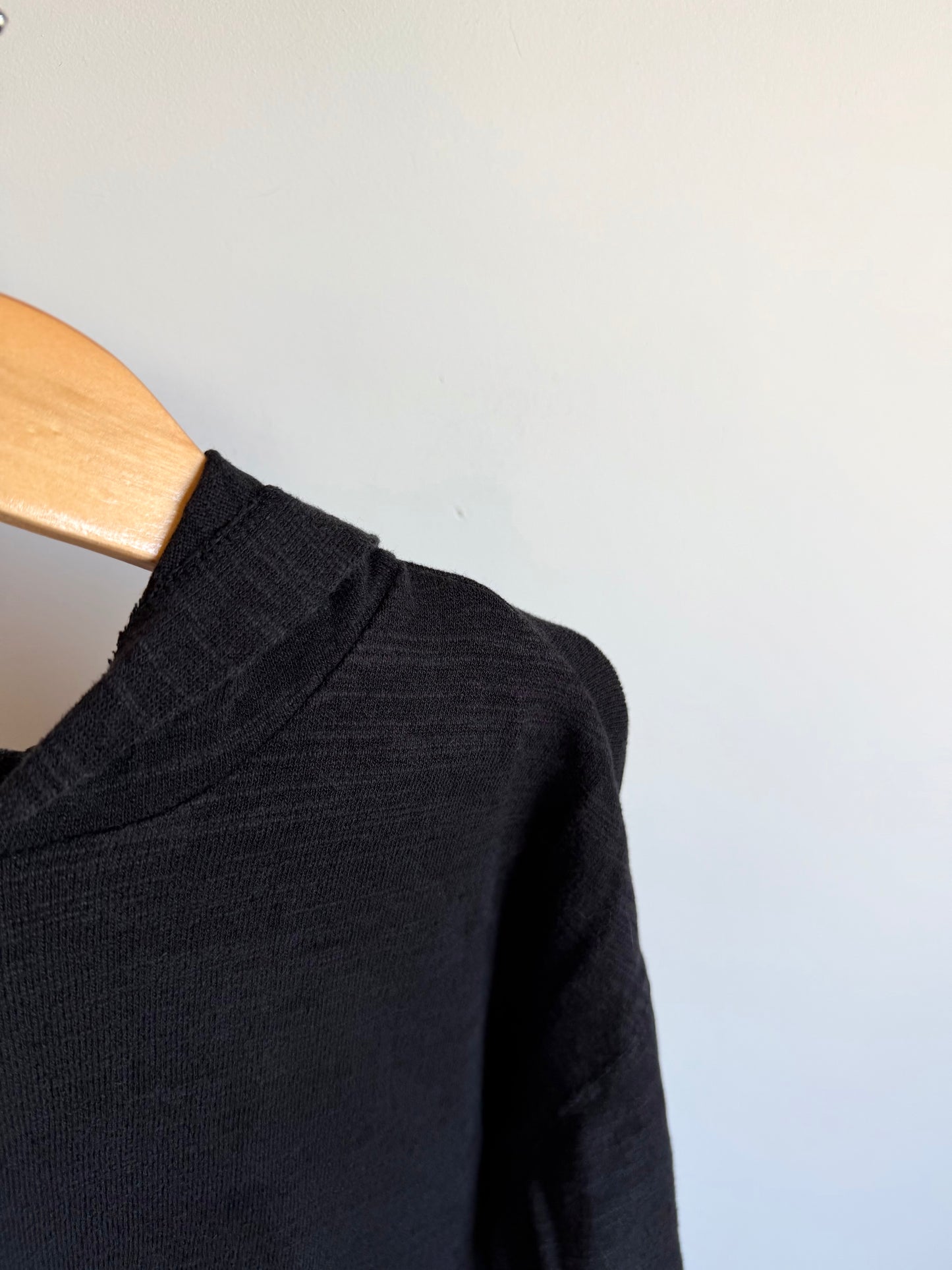 Hood Long Sleeve Dark Grey Top / 8 years (m)