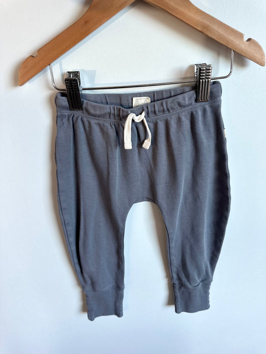 Grey 100% Organic Cotton Pants / 18-24m