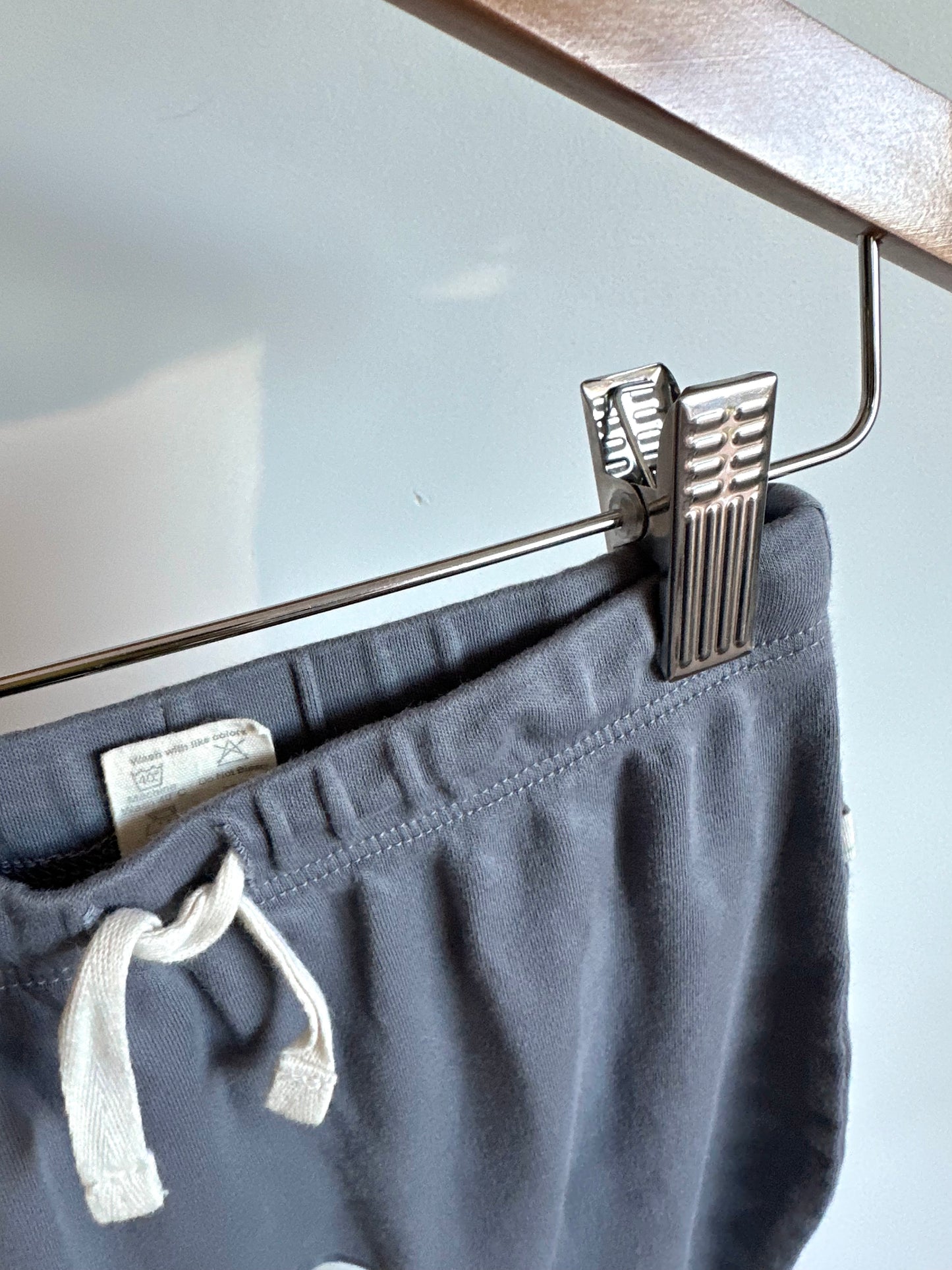 Grey 100% Organic Cotton Pants / 18-24m