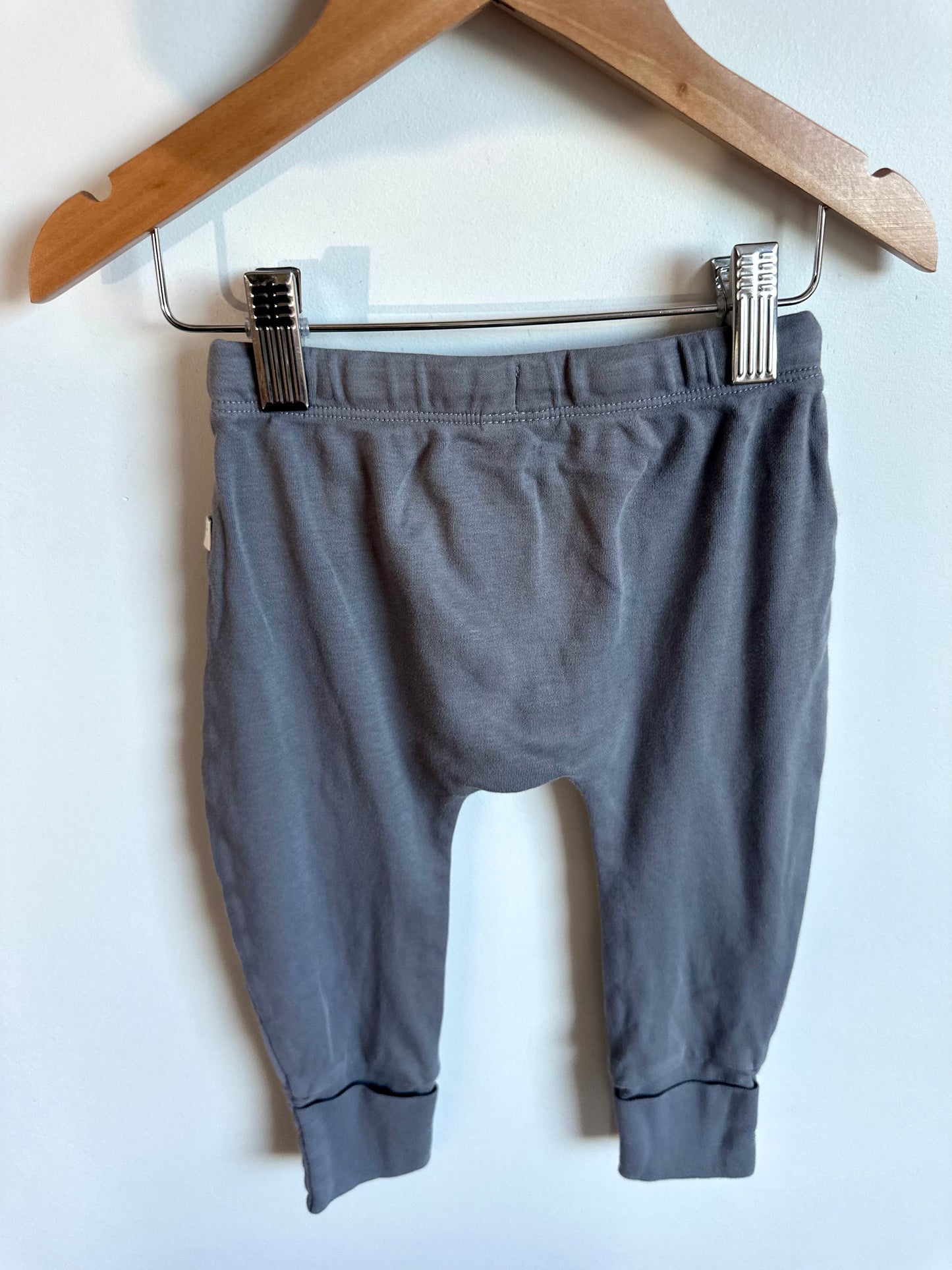 Grey 100% Organic Cotton Pants / 18-24m