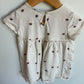 Ladybug Tan Dress / 6-12m