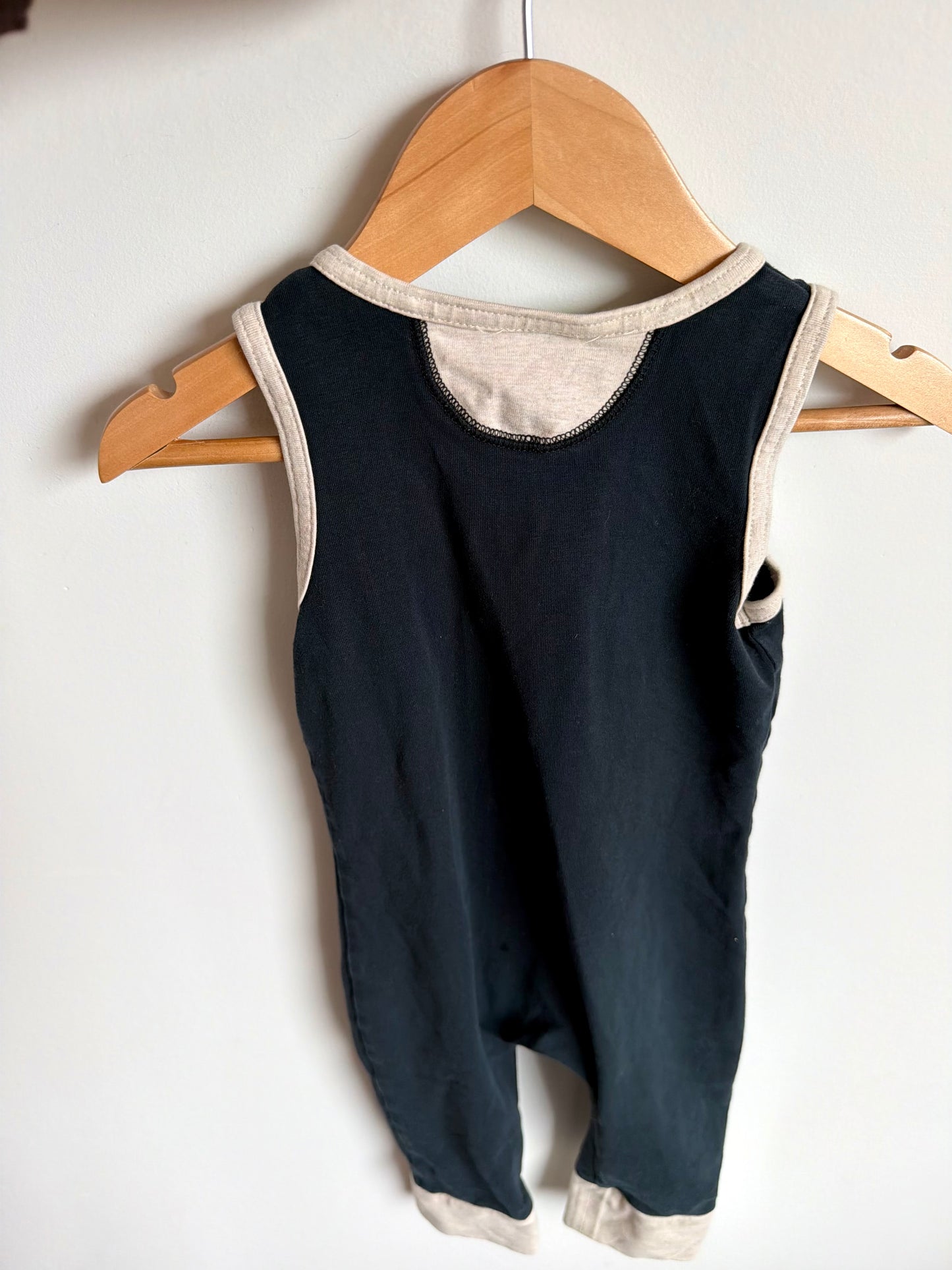 Peekaboo Beans Tank Jumpsuit or Sleeper / 12-18m