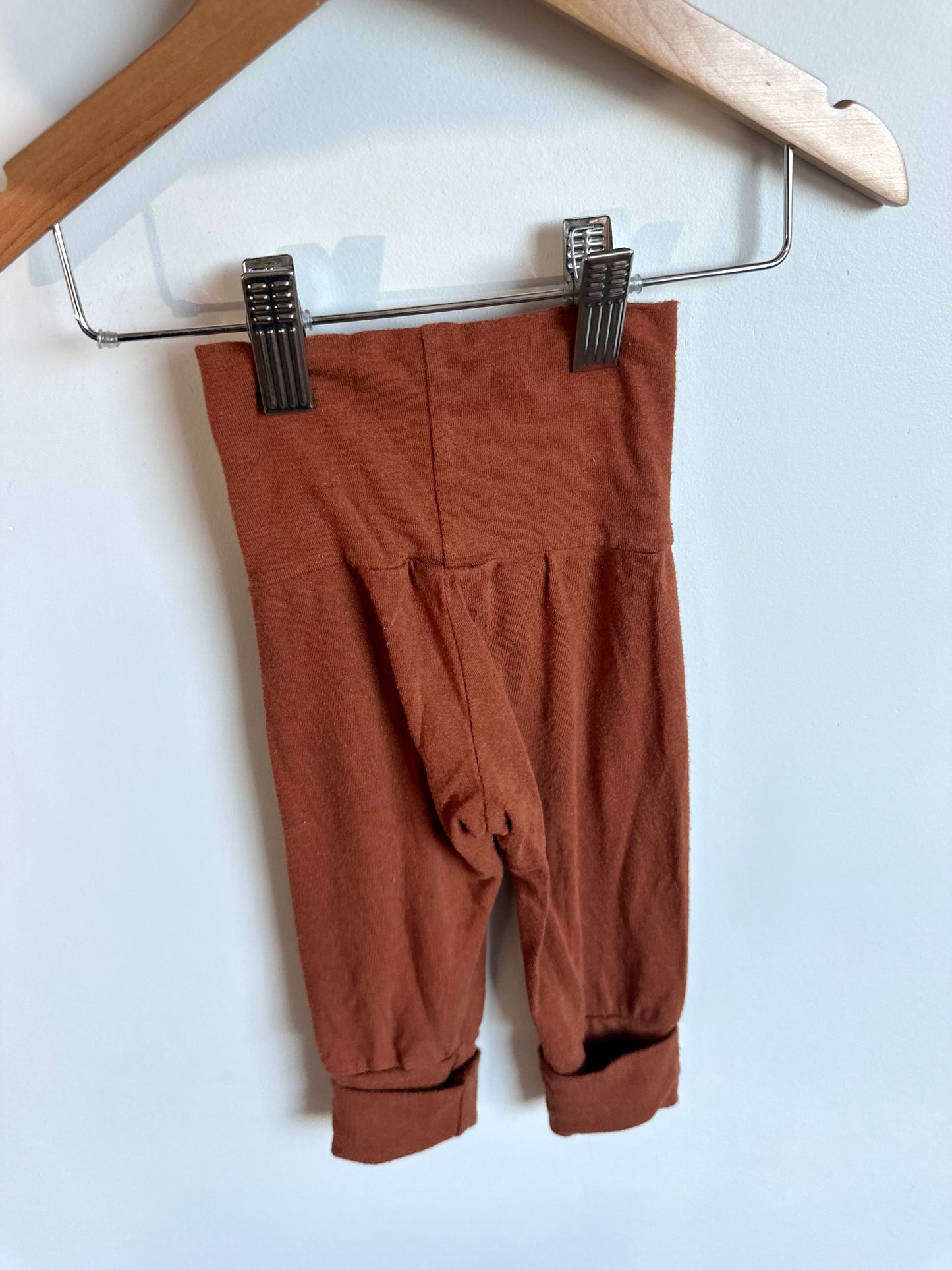 Terracotta Bamboo Grow with Me Pants (PLAY) / 3-12m