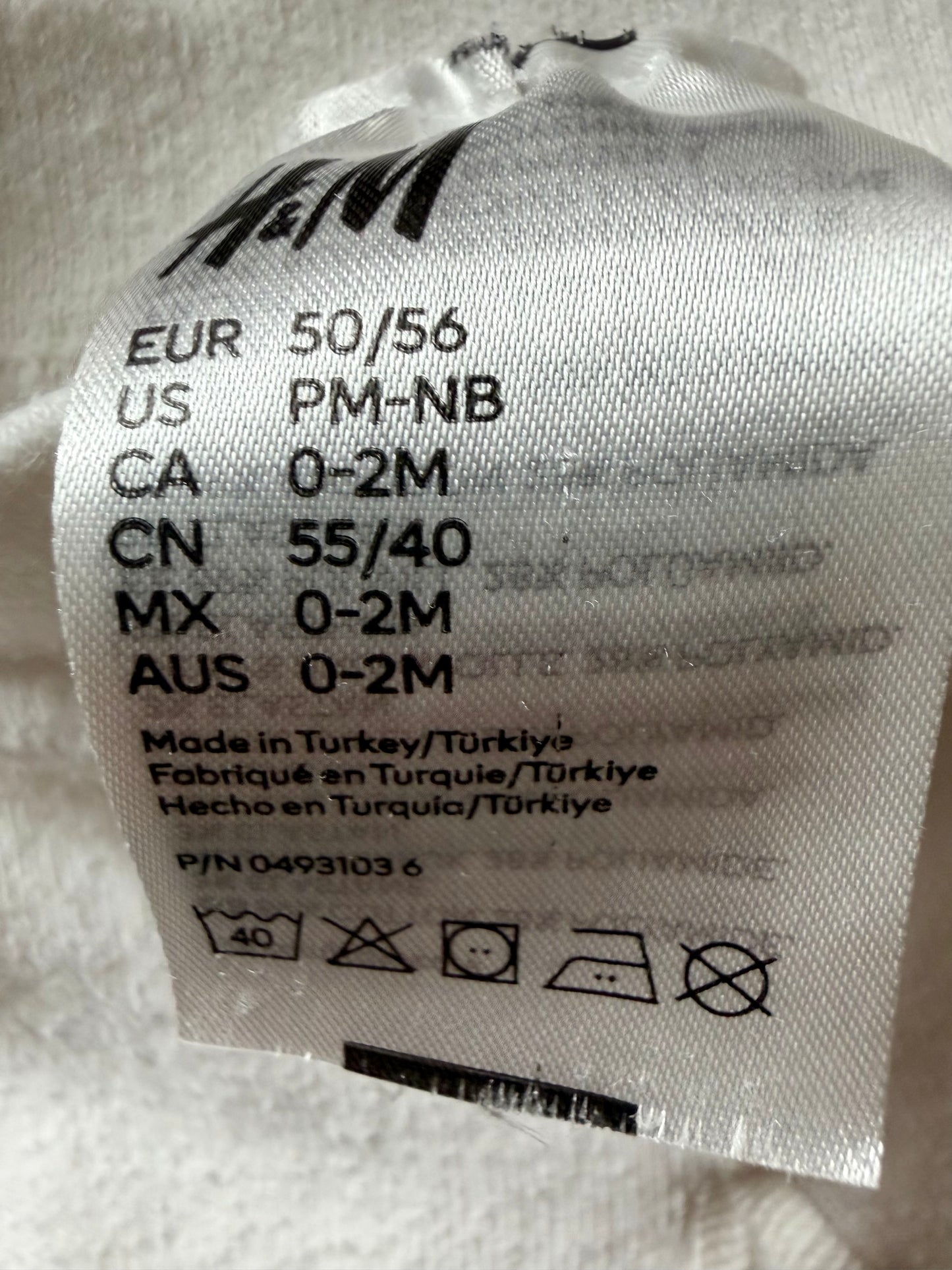 H&M Footed Tights / 0-2m