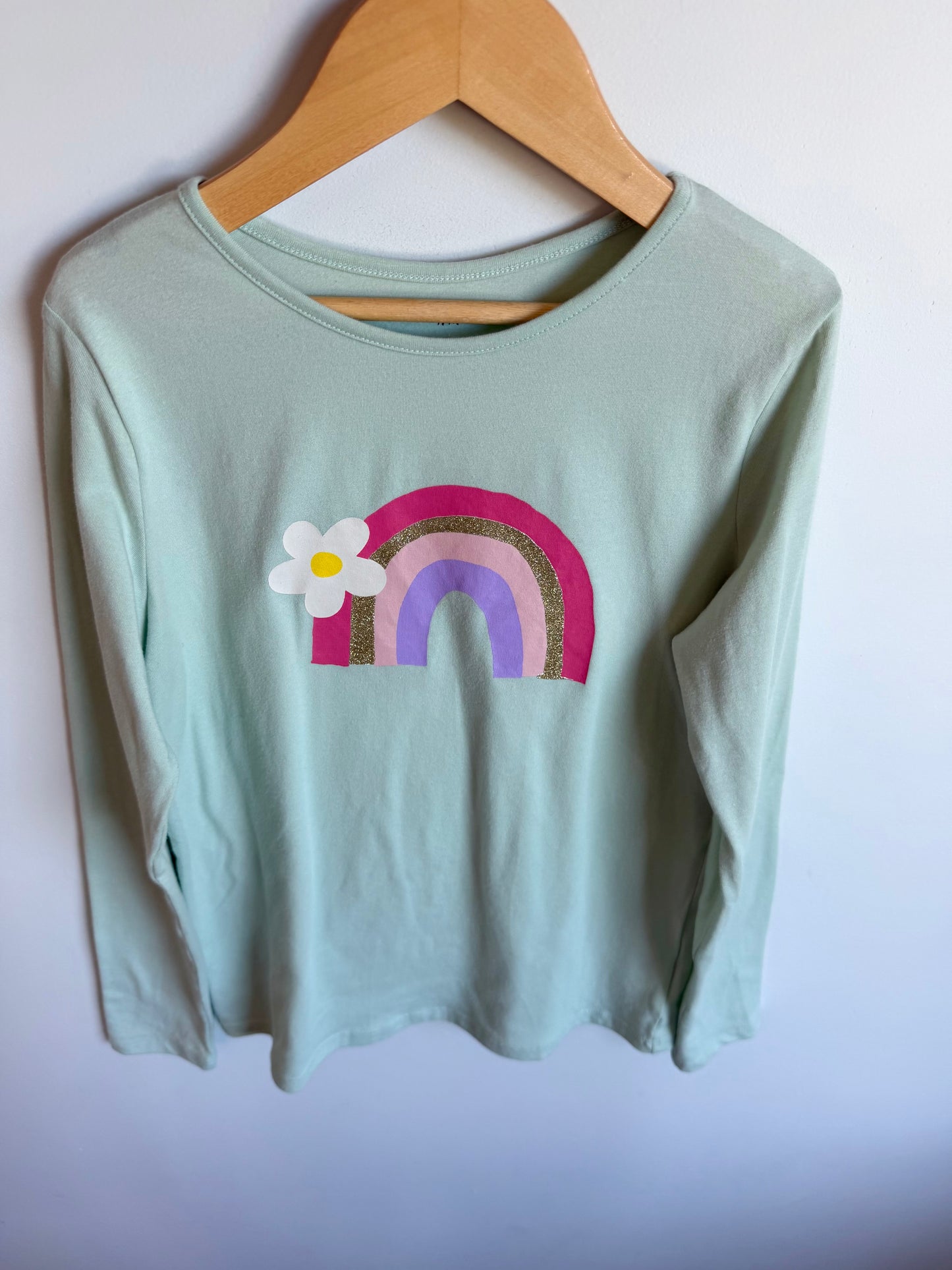 H&M Rainbow Daisy Top / 8-10 years