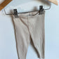 Cream Ribbed Pants / 12-18m