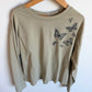 Butterfly Sparkle Long Sleeve Top / 10-12 years