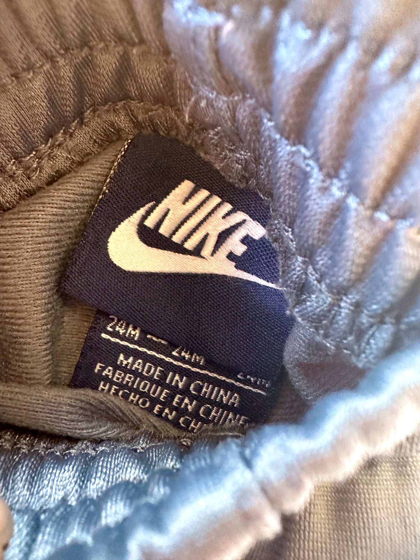 Nike Grey Green Track Pants / 24m