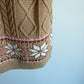 Tan Cable Knit Skirt  / 10-12 years