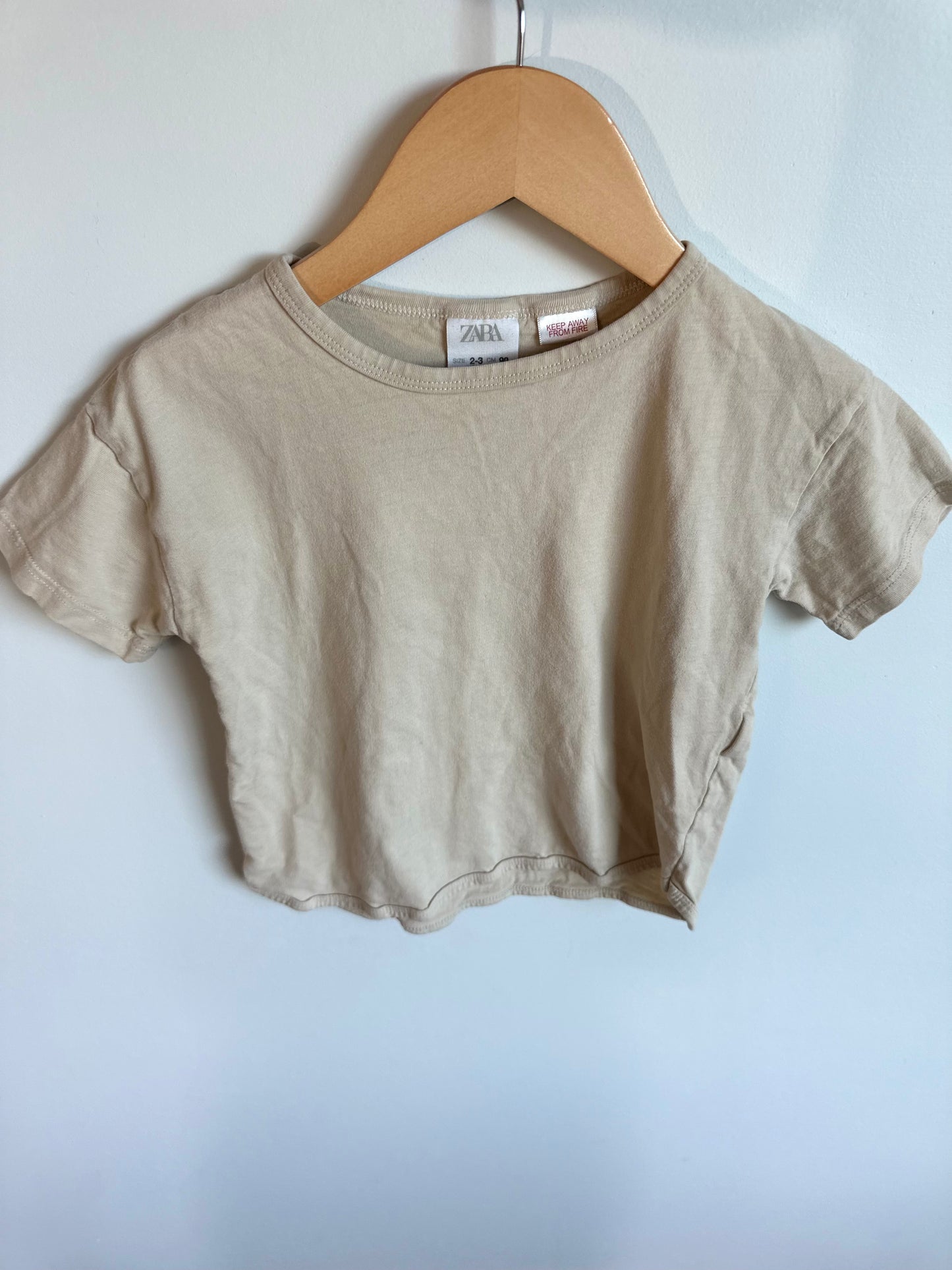 Zara Vanilla T-shirt / 2-3T