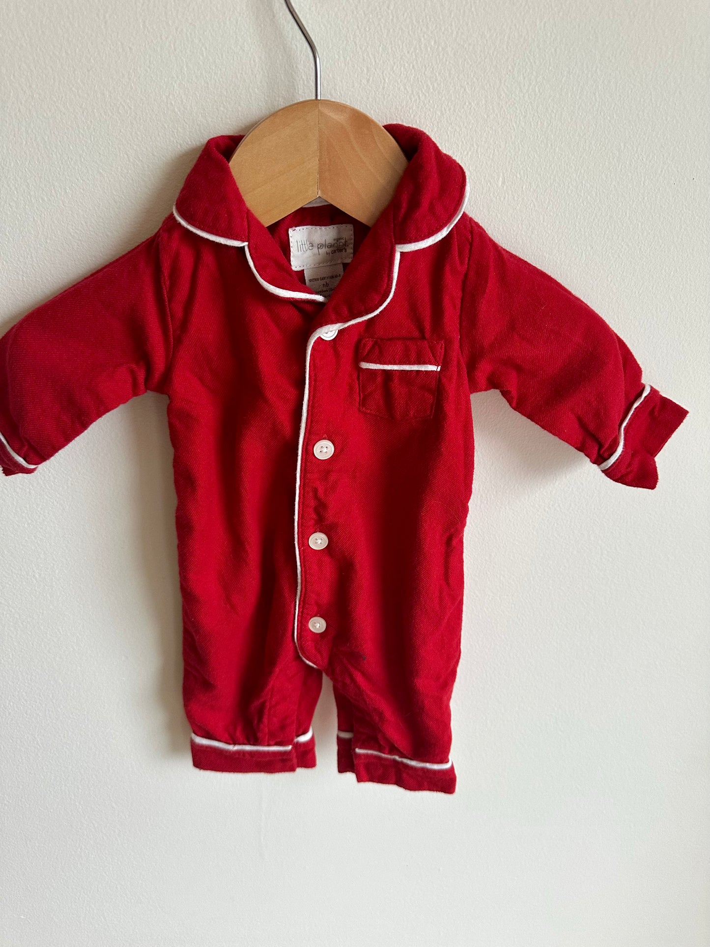 Red White Trim Sleeper / 0m