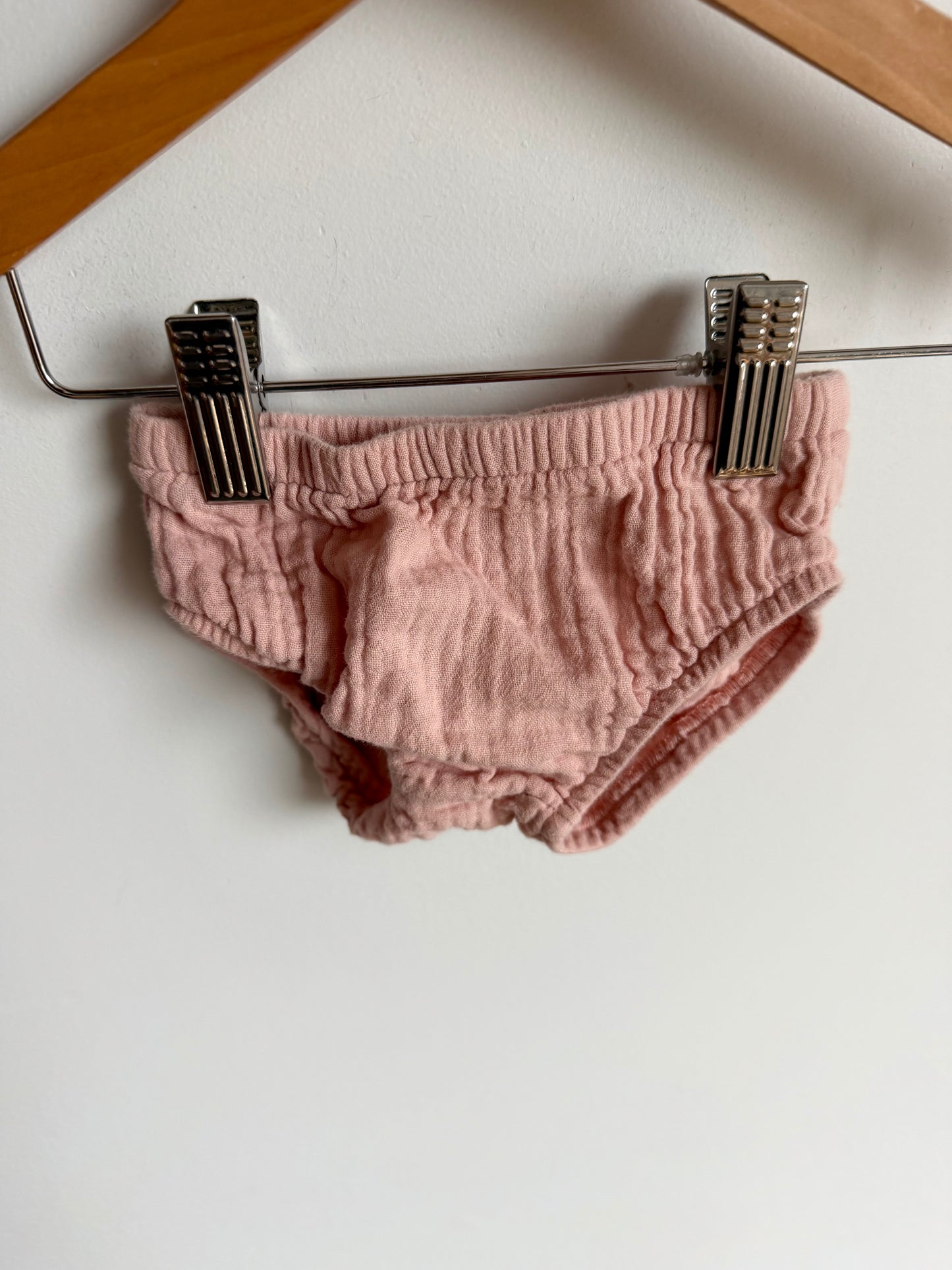 Blush Muslin Bloomers / 3m