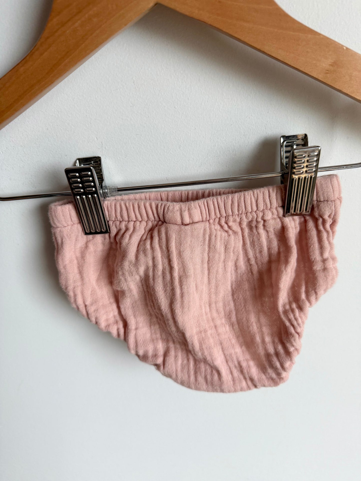 Blush Muslin Bloomers / 3m