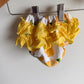 Handmade Lemon Ruffle Bloomers / 3m