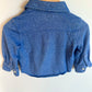 Blue Button Up Top / 12-18m