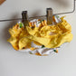 Handmade Lemon Ruffle Bloomers / 3m