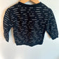Black White Spec Sweater / 24m