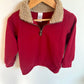 Red Half Zip Fleece Sweater / 2T