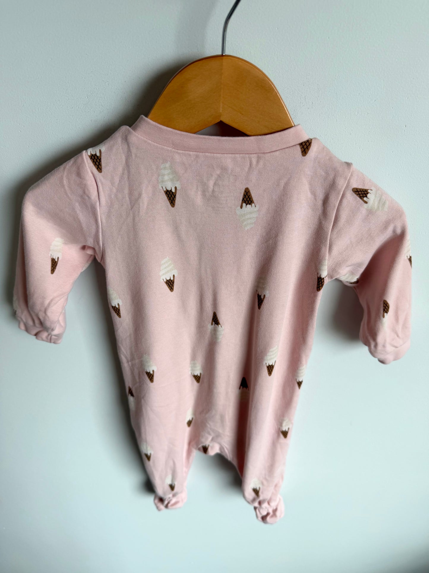 Ice Cream Pink Sleeper / 6m