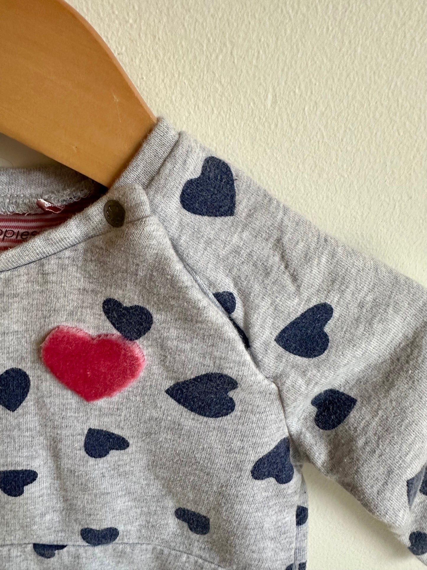 Noppies Heart Sweater / 3-6m