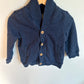 Navy Cowl Neck Cardigan / 24m